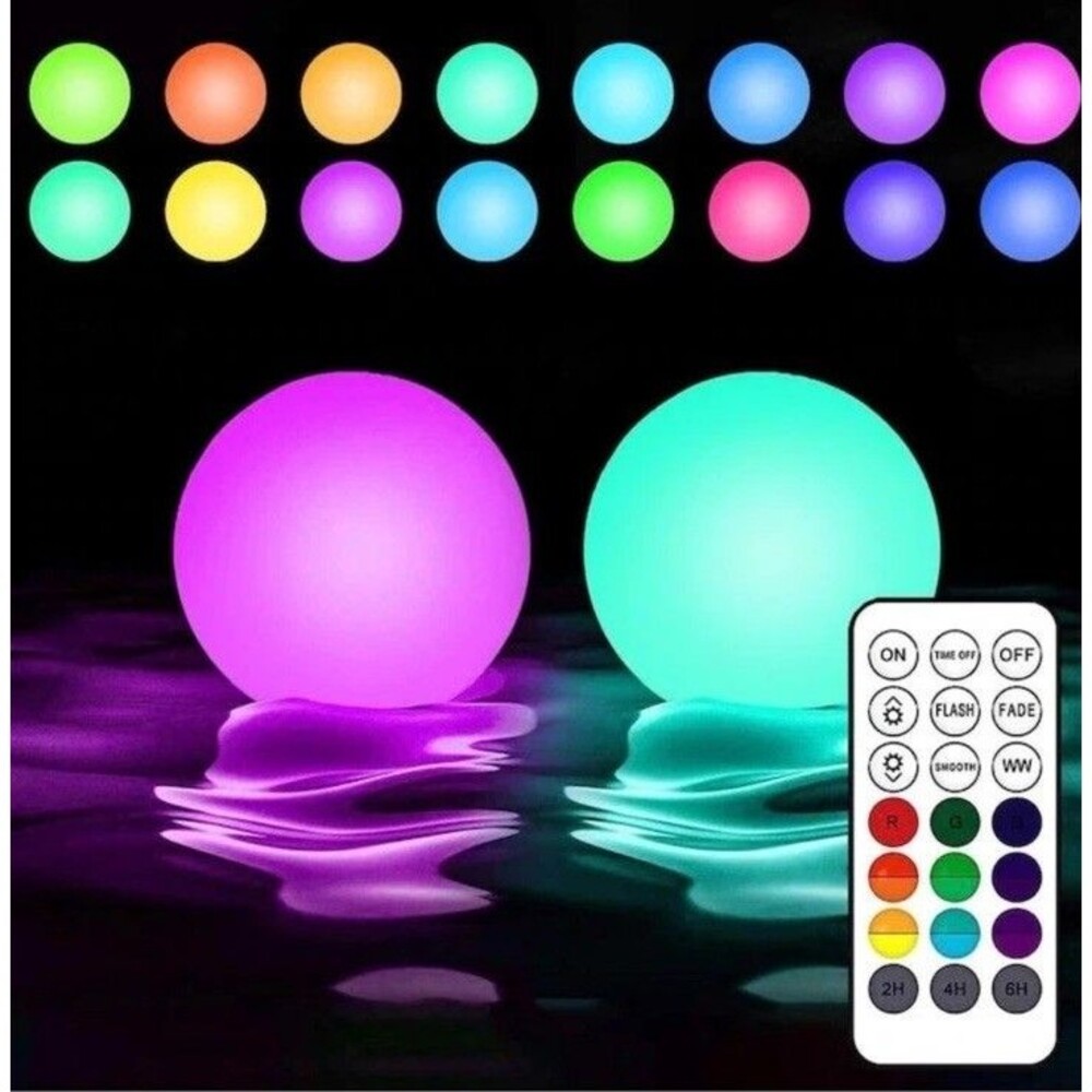 Horava Inflatable Pool Floating Ball With Lights